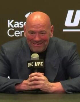 Dana White Talks To Media Following UFC 287: Pereira vs Adesanya 2 In Miami, Florida On April 8, 2023 