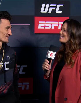 Get Ready For UFC Fight Night: Holloway vs Allen With A Post-Weigh-Ins Interview Between Heidi Androl and Featherweight Max Holloway 