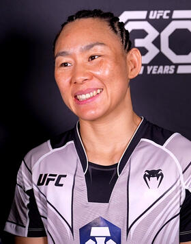 Strawweight Yan Xiaonan Reacts With UFC.com After Her TKO Victory Over Jessica Andrade At UFC 288: Sterling vs Cejudo On May 6, 2023