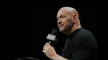 UFC president Dana White hosts the UFC 288 press conference at Prudential Center on May 04, 2023 in Newark, New Jersey. (Photo by Cooper Neill/Zuffa LLC)