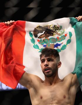 Yair Rodriguez celebrates his victory over BJ Penn during the UFC Fight Night event at the at Talking Stick Resort Arena on January 15, 2017 in Phoenix, Arizona. (Photo by Christian Petersen/Getty Images)