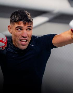 Vicente Luque trains at the UFC Performance Institute in Las Vegas, Nevada, on August 3, 2022. (Photo by Zac Pacleb/Zuffa LLC)
