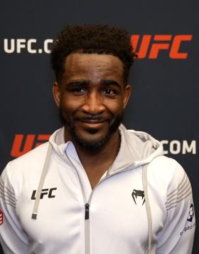 Welterweight Geoff Neal Reacts With UFC.com After His Knockout Victory Over Vicente Luque At UFC Fight Night: Santos vs Hill on August 6, 2022