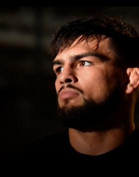 Kelvin Gastelum holds an open workout session for fans and media at the UFC Gym July 20, 2017 in New Hyde Park, New York. (Photo by Josh Hedges/Zuffa LLC)