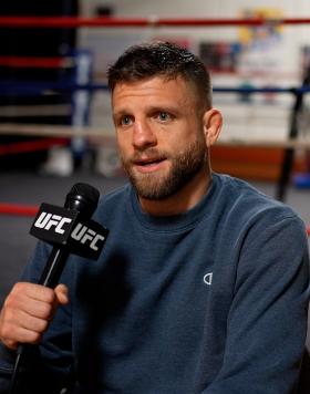 Featherweight Calvin Kattar talks about his upcoming main event bout against Arnold Allen live from the UFC Apex on October 29, 2022