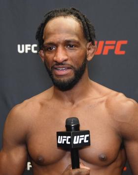 Welterweight Neil Magny Reacts With UFC.com After His Submission Victory Over Daniel Rodriguez At UFC Fight Night: Rodriguez vs Lemos on November 5, 2022