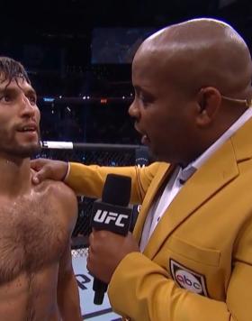 Matt Schnell talks to Daniel Cormier about his win at UFC Fight Night: Ortega vs Rodriguez
