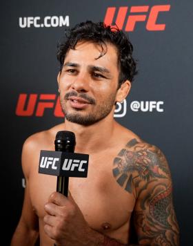 Flyweight Alexandre Pantoja Reacts With UFC.com After His Submission Victory Over Alex Perez At UFC 277: Peña vs Nunes 2 on July 30, 2022