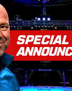UFC President Dana White announces a handful of upcoming fights and events.