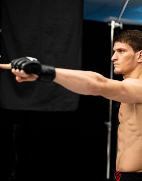 Nolan Walker at the UFC Apex in Las Vegas, June 2022 (Photo by Nolan Walker/Zuffa LLC)
