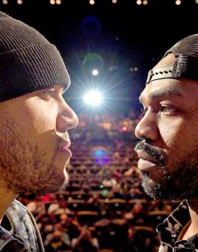Ciryl Gane & Jon Jones face off on UFC 285 Embedded