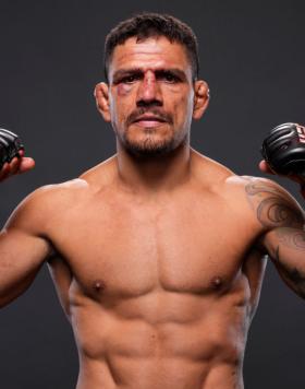 Rafael Dos Anjos of Brazil \mbp during the UFC 272 event on March 05, 2022 in Las Vegas, Nevada. (Photo by Mike Roach/Zuffa LLC)