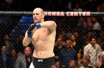 Volkan Oezdemir during the UFC 214 event at Honda Center on July 29, 2017 in Anaheim, California.