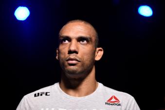 LAS VEGAS, NV - DECEMBER 30: Edson Barboza of Brazil prepares to face Khabib Nurmagomedov in their lightweight bout during the UFC 219 event inside T-Mobile Arena on December 30, 2017 in Las Vegas, Nevada. (Photo by Brandon Magnus/Zuffa LLC/Zuffa LLC via Getty Images)