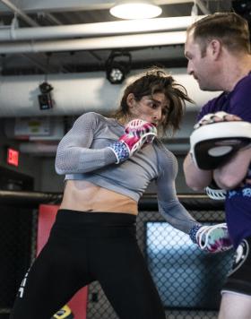 15 - UFC Bantamweight fighter Julia Avila training at the UFC Performance Insitute