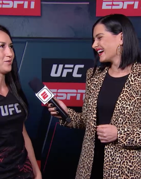 Get Ready For UFC 281: Adesanya vs Pereira With A Post-Weigh-Ins Interview Between Megan Olivi and Strawweight Champion Carla Esparza